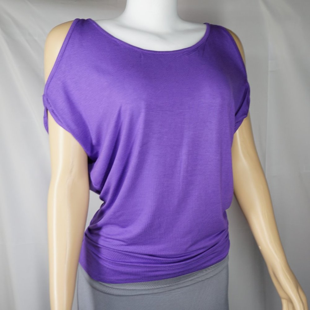 Cold shoulder top - Lilac